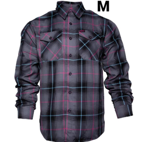 DIXXON x SHREDDY 2024 Collab V7 Limited Edition Flannel Shirt -Men's M - Picture 1 of 11